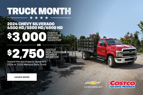 2024 Chevy Silverado 4500 HD, 5500 HD, 6500 HD. $3,000 COSTCO EXECUTIVE MEMBER INCENTIVE OR $2,75...